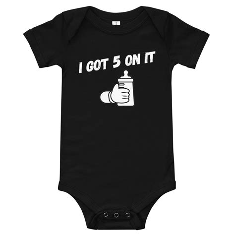 I Got Five on It Hip Hop Baby Bodysuit One Piece Hip Hop - Etsy