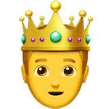 🤴 Prince Emoji on Apple iOS 16.4