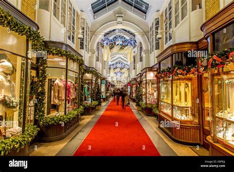 The Burlington Arcade at Christmas London UK Stock Photo - Alamy