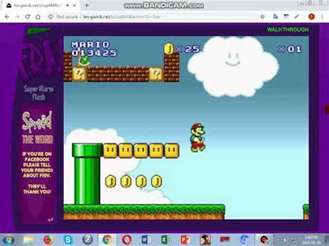 Super Mario Flash (friv games) - YouTube