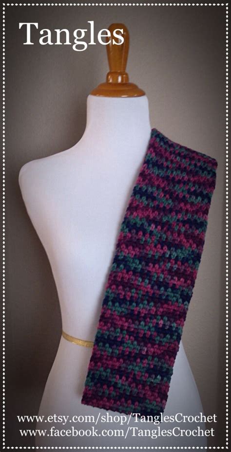 Ladies Infinity Scarf Yarn Pooling MultiColor | Etsy