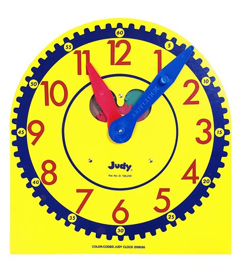 Buy Carson Dellosa 13" x 12" Judy Clock, Time-Telling Teaching Clock ...