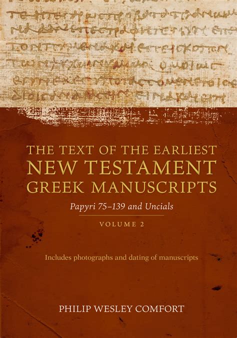 The Text of the Earliest New Testament Greek Manuscripts, Volume 2 | Kregel