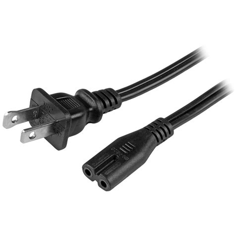 10 ft Laptop Power Cord NEMA 1-15P to C7 - Computer Power Cables - External