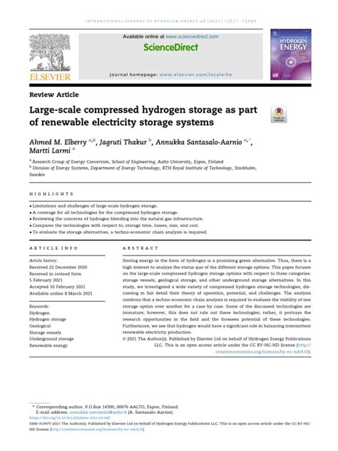 Large Scale Compressed Hydrogen Storage | Descargar gratis PDF ...