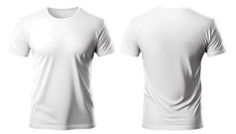 White T Shirt Mockup PNGs for Free Download