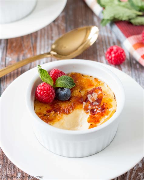 Easy Creme Brulee - Little Sweet Baker