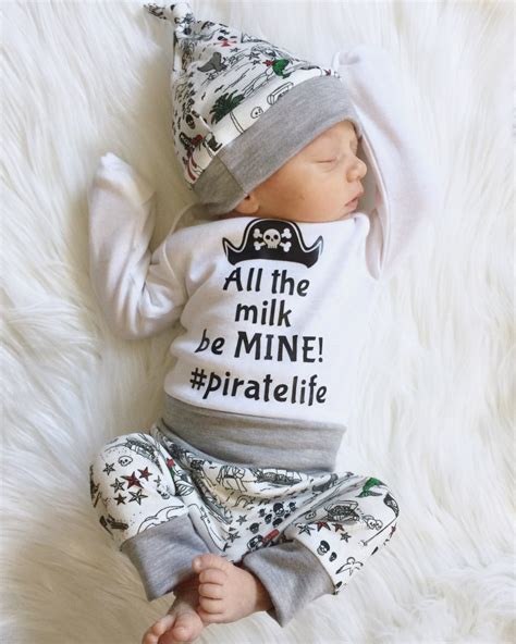 Pirate baby pirate outfit Newborn boys going home outfit