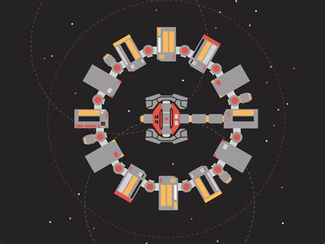 Interstellar Endurance Spaceship by Josh Byers on Dribbble