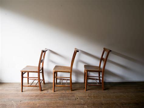 A set of six chapel chairs - The Vintage Rooms