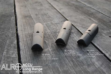 Rifle Cheek Riser with easy bolt removal feature - ACCU Long Range