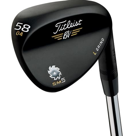 Titleist Vokey SM5 Raw Black L Grind Wedge Lob 60 Degree Used Golf Club ...