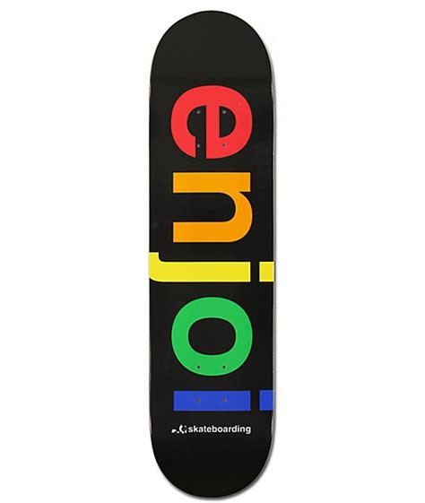 Enjoi Spectrum Logo 8.0" Team Deck Skateboard Deck at Zumiez : PDP