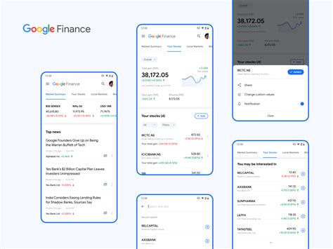 Google Finance Redesign by Shahrukh Khan on Dribbble