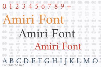 Amiri Font Download - Fonts4Free