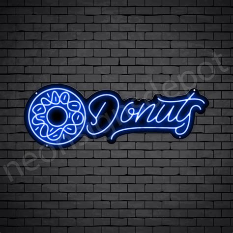 Donuts V4 Neon Sign - Neon Signs Depot