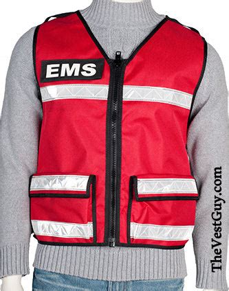 EMS 2 Pocket Vest - EMS Reflective Vest – The Vest Guy