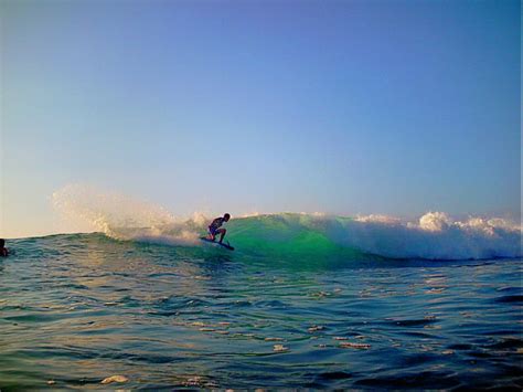 Surfing Paia Bay Kahului Hawaii USA