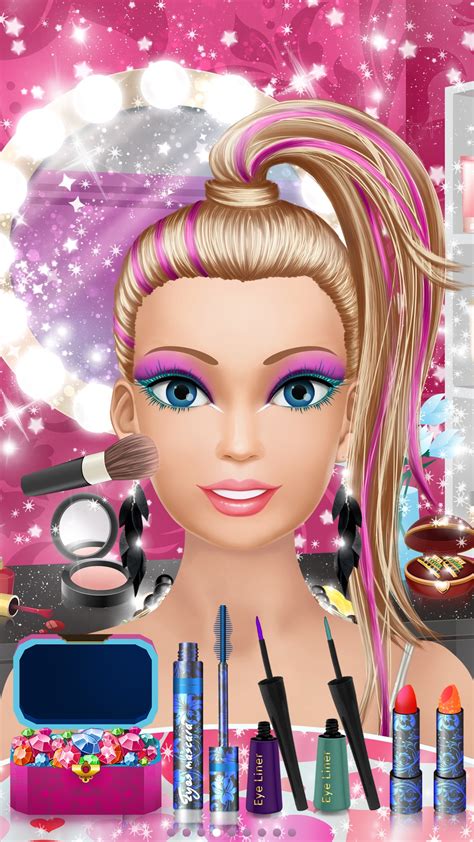Pop Star Salon: Spa, Makeup and Dressup - Free Girls Fashion Makeover Game:Amazon.co.uk:Appstore ...