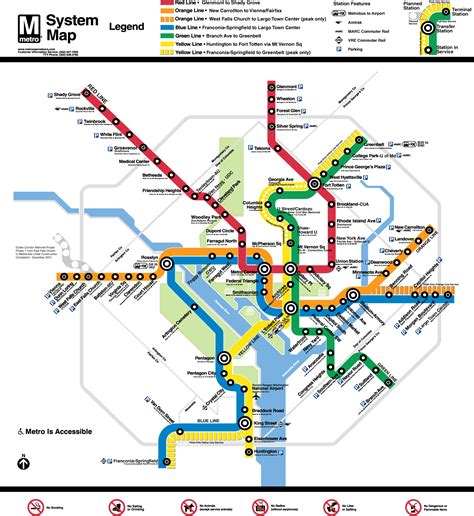 New Metro map changes little but improves much – Greater Greater Washington