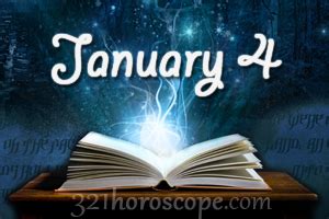 January 4 Birthday horoscope - zodiac sign for January 4th