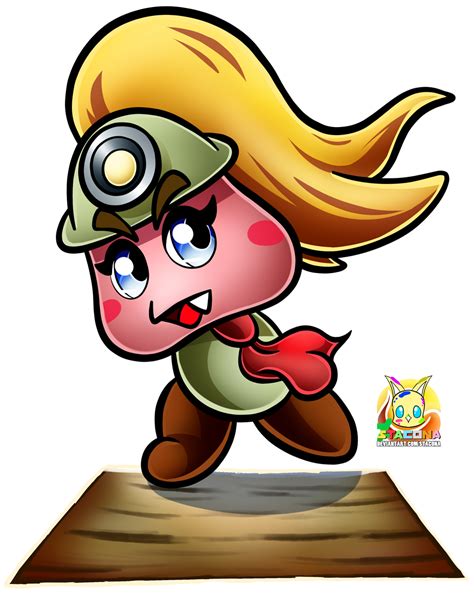 Paper Mario - Goombella by Stacona on DeviantArt