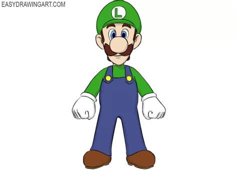 14+ Luigi Easy Drawing - AdekemiQasim