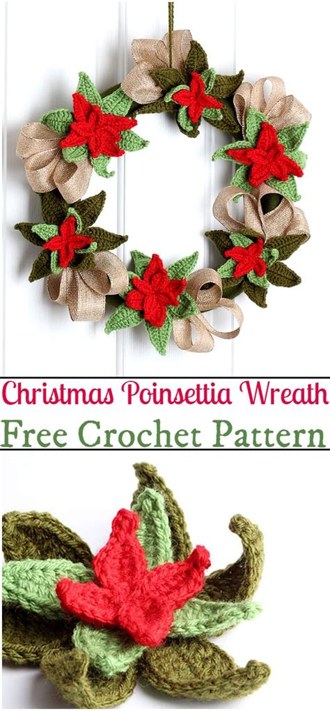 15 Free Crochet Christmas Wreath Patterns – DIY Make To