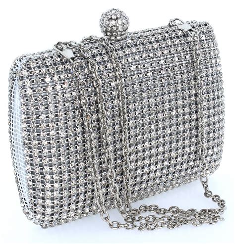 Luxury Full Crystal Evening Bags Bling Bling Classic Rhinestone Day Clutches For Lady 3 Colors ...