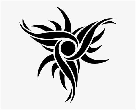 Small Om Symbol In Tribal Sun Tattoo Photo - Tattoo Png - 600x596 PNG ...