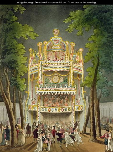 Vauxhall gardens, 1808 - & Pugin, A.C. Rowlandson, T. - WikiGallery.org, the largest gallery in ...