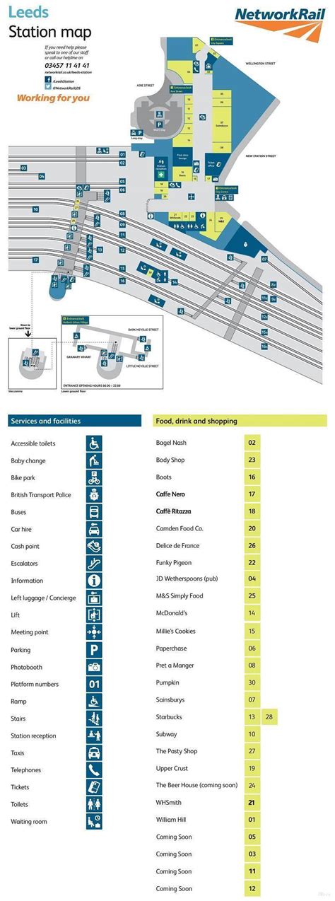 Map Of Leeds Train Station - Bonnee Stoddard