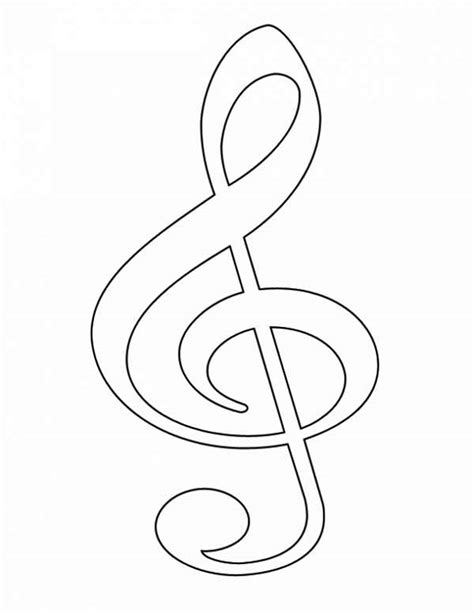 Treble Clef Drawing at GetDrawings | Free download