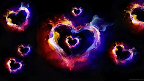 Flaming Hearts Wallpapers - Wallpaper Cave