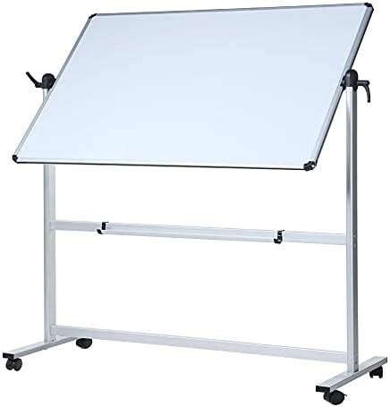 VIZ-PRO Mobile Whiteboard / Double-Sided Magnetic Whiteboard with Aluminium Frame : Amazon.de ...