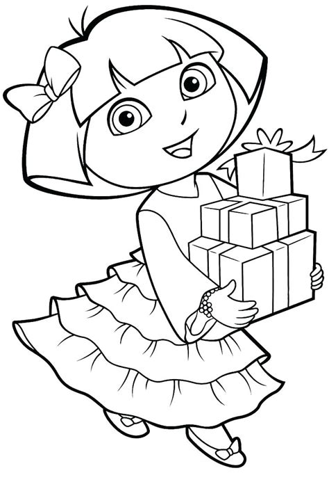 Princess Dora Coloring Pages at GetColorings.com | Free printable ...