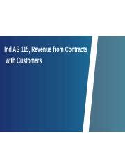 Ind-AS-115 revenue recognition.pptx - Ind AS 115 Revenue from Contracts ...