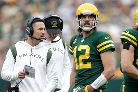 Matt LaFleur Reacts To Aaron Rodgers' Blunt Message For Packers Wide ...