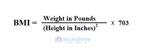 How to Calculate BMI with Formula in Excel (3 Cases) - ExcelDemy