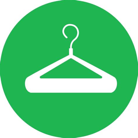 Clothing hanger, illustration, vector on white background. 13842378 Vector Art at Vecteezy