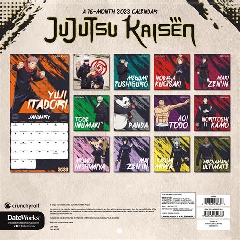 Jujutsu Kaisen Advent Calendar - Feb 2023 Calendar Themes