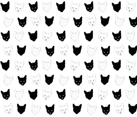 Cat Pattern fabric - mjmstudio - Spoonflower