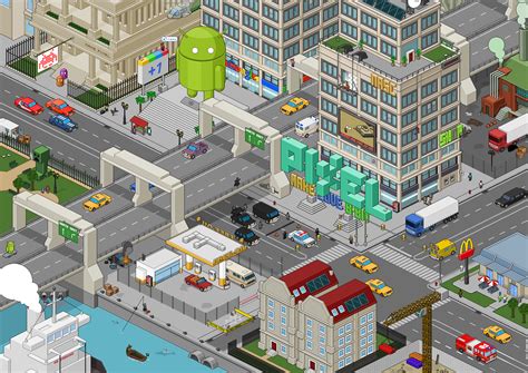 Isometric Pixel Art City - 1920x1357 - Download HD Wallpaper - WallpaperTip