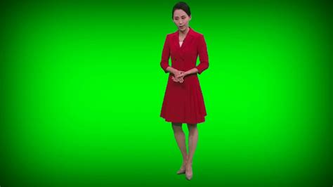 News Presenter Anchor Green Screen Chroma Key Video - YouTube