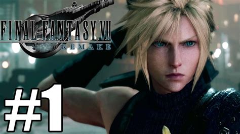 Final Fantasy 7 Remake Gameplay Walkthrough Part 1 ( PS4 Pro ) - YouTube