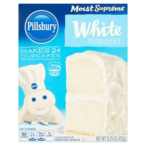 PILLSBURY 15.25 OUNCE WHITE CAKE - Walmart.com - Walmart.com