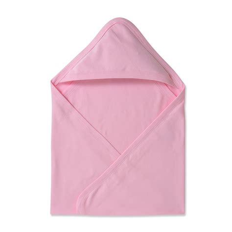 Cotton Stuff - Receiving Blanket with Hood (Pink) - Cotton Stuff