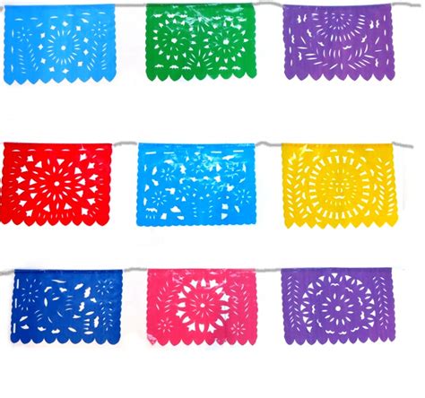 Mexican party flags decorations