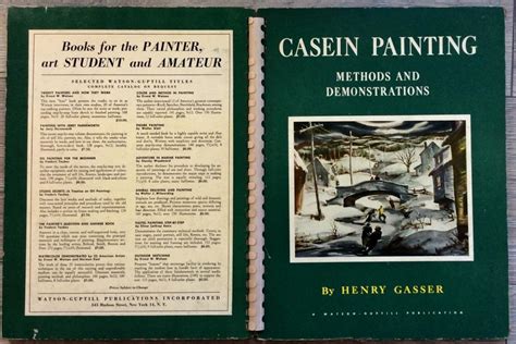 Sold Price: Henry Gasser Signed Book "Casein Painting Methods and Demonstrations" by Henry ...