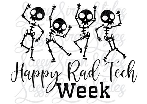 Happy Rad Tech Week Skeleton Sublimation Png - Etsy Australia